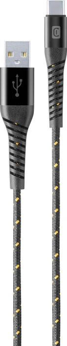 Cellularline Tetraforce Cable USB-A/USB-C 2.0m schwarz