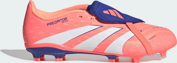 adidas Predator League Fold-Over Tongue FG/MG signal coral/cloud white/beam orange (Junior)