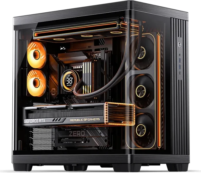 Jonsbo TK-4 Black, Glasfenster