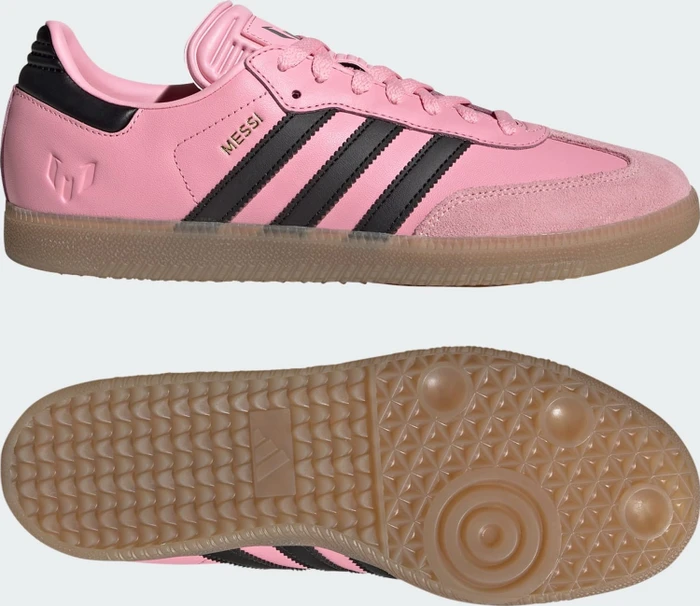 adidas Samba Messi light pink/core black/gum
