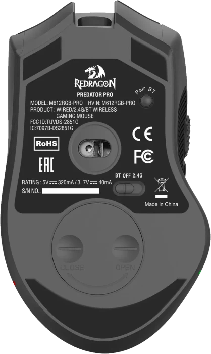 Redragon Predator M612 Pro RGB, schwarz, USB