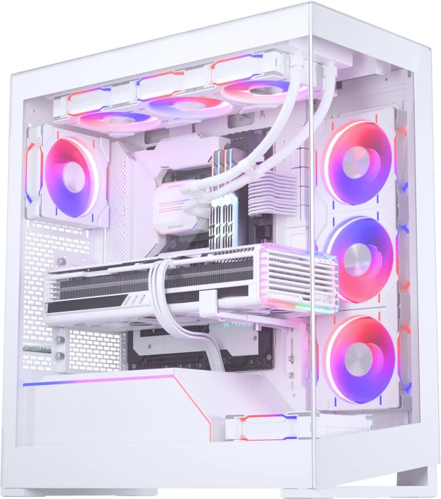 Phanteks NV5 White, Glasfenster