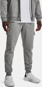 Under Armour Rival Fleece Cargo Trainingshose lang castlerock light heather/weiß (Herren)