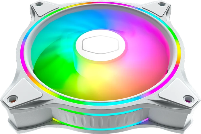 Cooler Master MasterFan MF120 Halo White Edition, LED-Steuerung, 120mm, 3er-Pack
