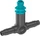 Gardena Micro-Drip-System Reihentropfer 2l/h 4.6mm, 10 Stück (13317)