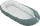 Ullenboom Kuschelnest Waffelpique Floral grün (C-5595-WM-FG)