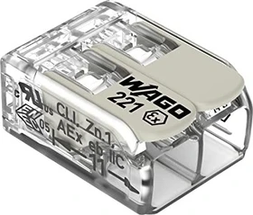 Wago COMPACT-Verbindungsklemme bis 4mm² 105°C 2-Leiter, 100 Stück