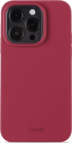 Holdit Silicone Case für Apple iPhone 15 Pro Red Velvet
