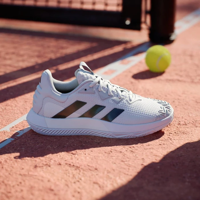 adidas SoleMatch Control Clay Court cloud white/core black/matte silver