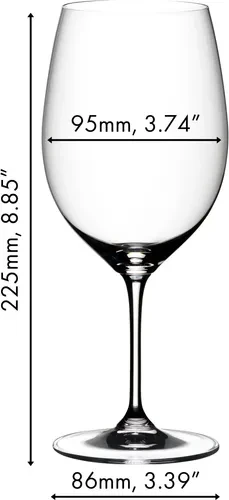 Riedel Vinum Cabernet/Merlotglas, 4 Stück