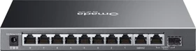 TP-Link Omada ES210 Desktop Gigabit Managed Switch, 9x RJ-45, 1x RJ-45/SFP, 63W PoE+ (ES210GP)