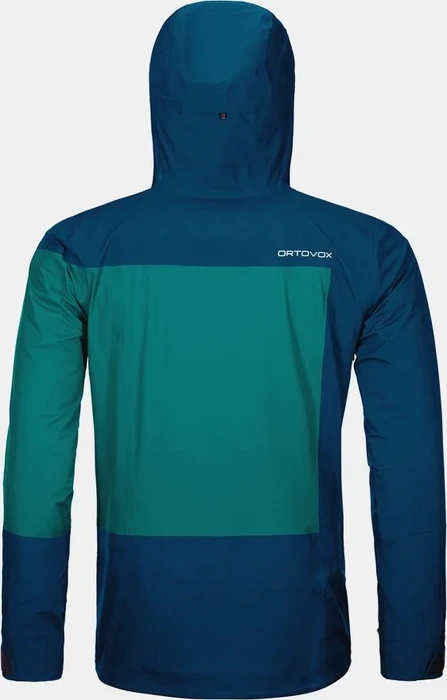 Ortovox 3L Deep Shell Funktionsjacke petrol blue (Herren)
