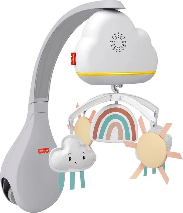 Mattel Fisher-Price Babybett Regenbogen-Mobile