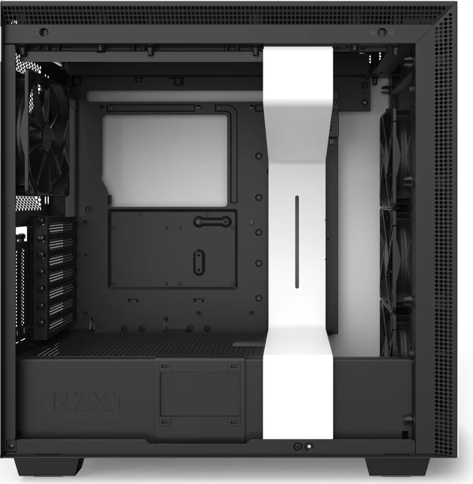 NZXT H710i, weiß, Glasfenster