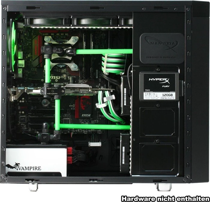 Nanoxia CoolForce 2 Rev. B schwarz, schallgedämmt