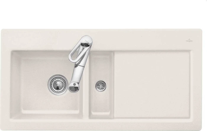 Villeroy & Boch Subway 60 Einbau Becken links crema