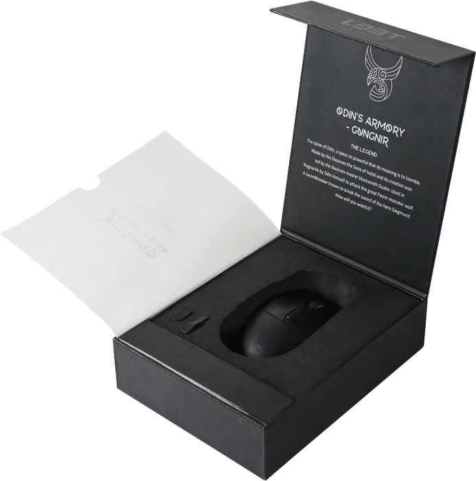 L33T-Gaming Gungnir Gaming Mouse schwarz, USB