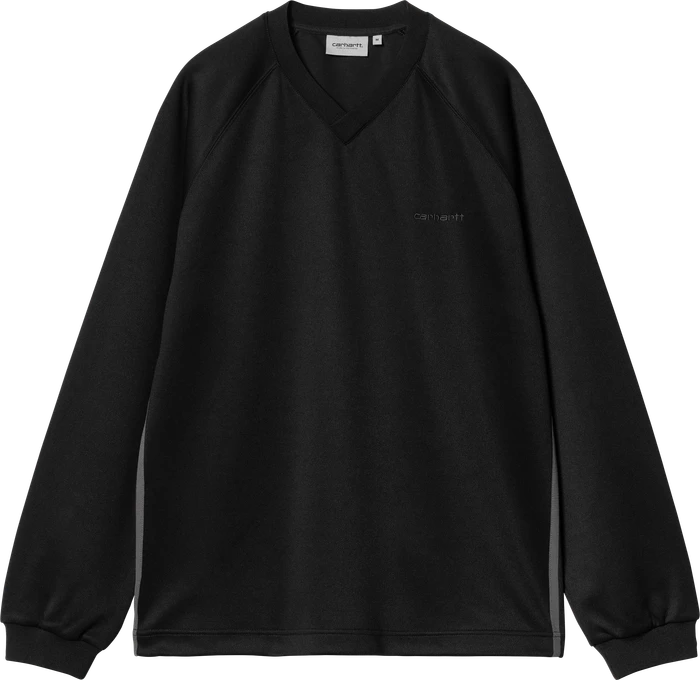 Carhartt Bolan V-Neck Sweat Sweatshirt black/graphite (Herren)