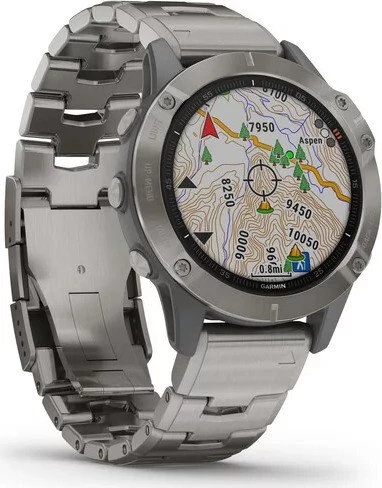 Garmin Fenix 6 Sapphire titanium/vented titanium