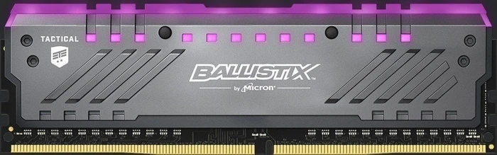 Crucial Ballistix Tactical Tracer RGB UDIMM 8GB, DDR4-3000, CL16-18-18, 1R