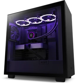 NZXT H7 Black, schwarz, Glasfenster
