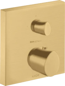 Hansgrohe AXOR Starck Organic Thermostat Unterputz mit Absperrventil brushed gold optic