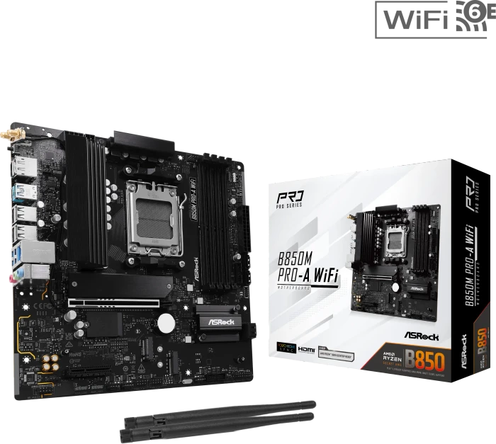 ASRock B850M Pro-A WiFi (AMD AM5)