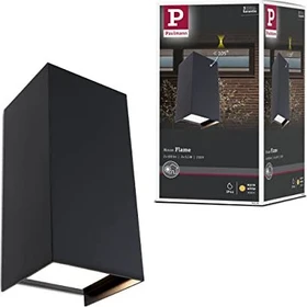 Paulmann House Flame LED Wandleuchte 2-flammig anthrazit