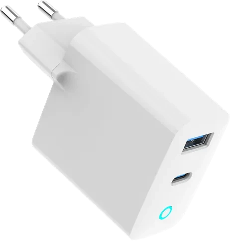 Gembird 2-Port GaN USB-Schnellladegerät 65W weiß