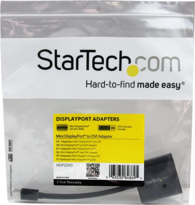 StarTech Mini DisplayPort 1.2 [Stecker] auf DVI [Buchse] Adapter