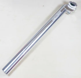 Ergotec CNC 29.4mm/350mm 18mm Setback Sattelstütze silber