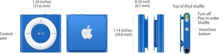 Apple iPod shuffle 2GB pink [6G / 2015]