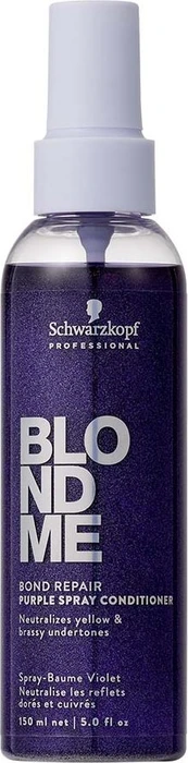 Schwarzkopf Professional BlondMe Bond Repair Purple Spray Conditioner, 150ml