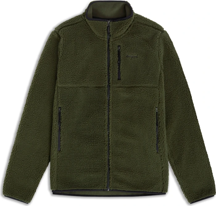 Bergans Lunnan Pile Fleece Funktionsjacke pine forest (Herren)