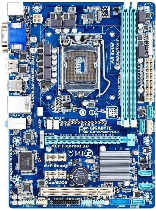 GIGABYTE GA-B75M-HD3 (Intel 1155)