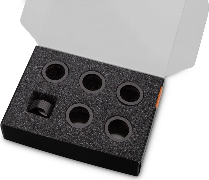 EK Water Blocks EK-Torque Compression Ring HDC 16, schwarz, 6er-Pack