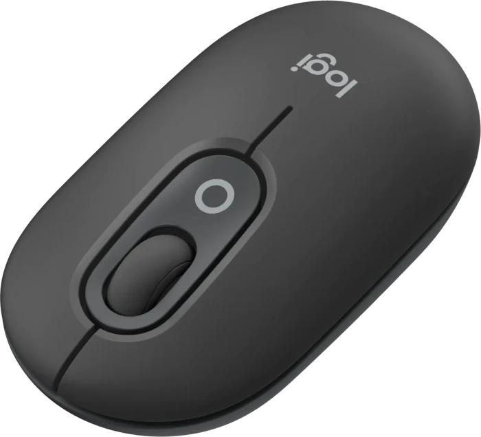 Logitech POP Wireless Mouse, Graphite, Logi Bolt, USB/Bluetooth