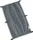 Croozer Kaaos Kid Einsitzer Fahrradanhänger Sonnenschutz graphite blue/white (122211120)