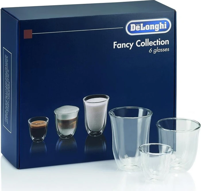 DeLonghi Essence doppelwandige Thermogläser-Set, 6-tlg. (DLSC302)