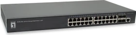 LevelOne GEL Kilby Rackmount Gigabit Managed Switch, 24x RJ-45, 4x SFP (GEL-2861 / 55120203)