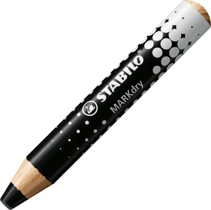STABILO MARKdry schwarz, 3er-Pack