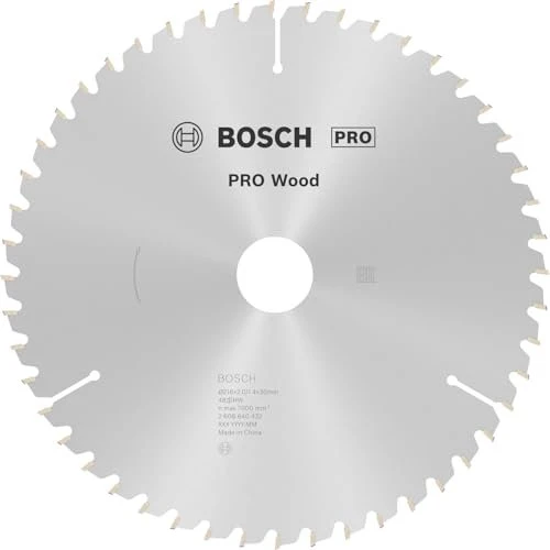 Bosch Professional Optiline Wood Kreissägeblatt 48Z, 216x2x30mm, 1 Stück