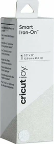 Cricut Joy Smart Vinyl Iron On Glitter Bügelfolie weiß, 13.9x48cm