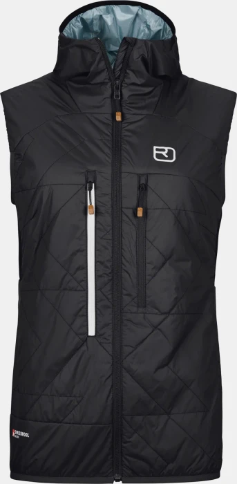 Ortovox Swisswool Piz Boè Funktionsweste black raven (Damen)