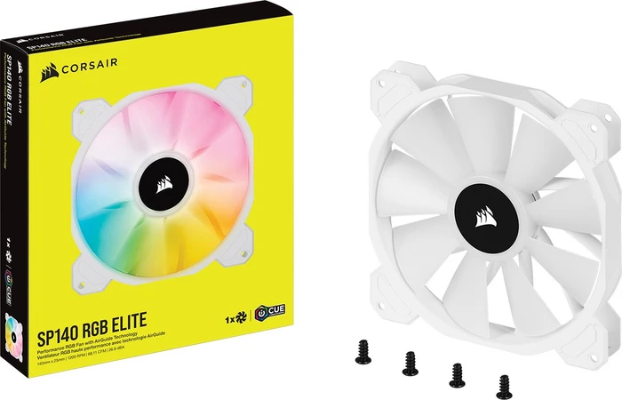 Corsair SP Series iCUE SP140 RGB Elite, weiß, 140mm