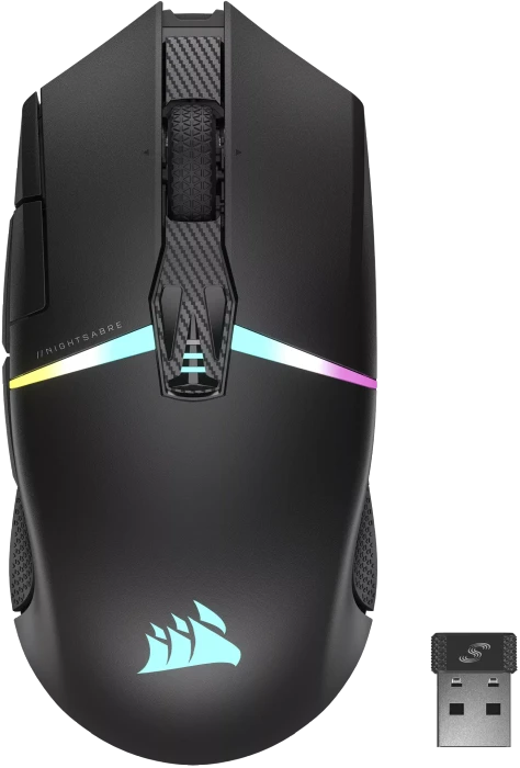 Corsair Gaming Nightsabre Wireless Mouse, USB/Bluetooth