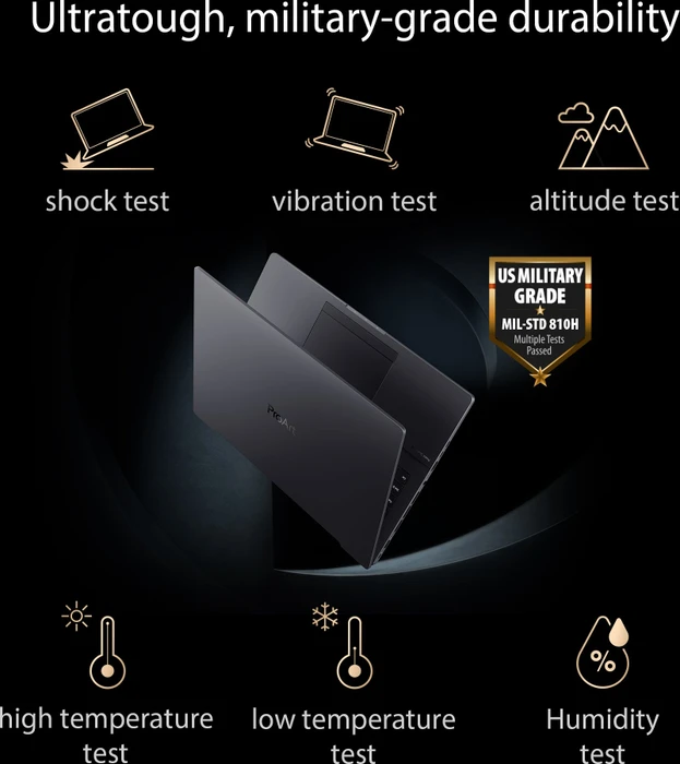ASUS ProArt StudioBook 16 OLED H7600ZW-KV039X, Mineral Black, Core i9-12900H, 32GB RAM, 1TB SSD, GeForce RTX 3070 Ti, DE