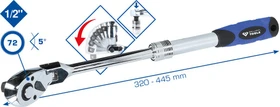 Brilliant Tools Teleskop-Gelenk-Ratsche, 1/2"