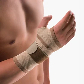 Bort Medical ManuBasic Handgelenkbandage links Größe S beige, 1 Stück