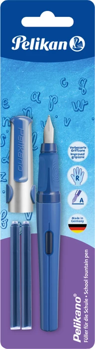 Pelikan Pelikano blau, rechte Hand, Anfänger, Blister